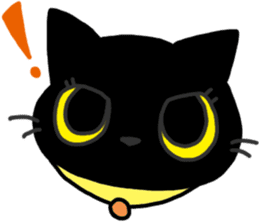 Black Cat Moimoi sticker #3140855