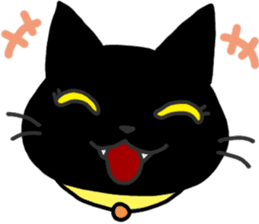 Black Cat Moimoi sticker #3140856