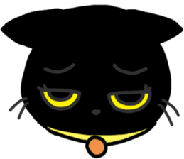 Black Cat Moimoi sticker #3140857