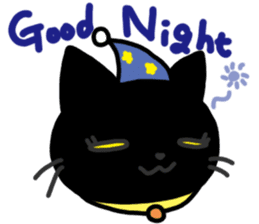 Black Cat Moimoi sticker #3140860