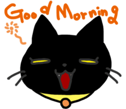 Black Cat Moimoi sticker #3140861
