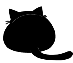 Black Cat Moimoi sticker #3140867
