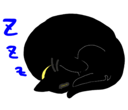 Black Cat Moimoi sticker #3140871