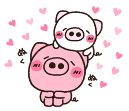 pig heart 16 sticker #3140895