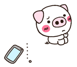 pig heart 16 sticker #3140905