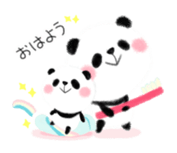 Crayons Panda sticker #3140963
