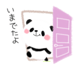 Crayons Panda sticker #3140967