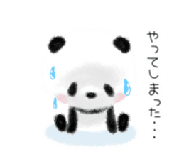 Crayons Panda sticker #3140985