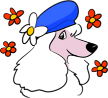 Bonjour, Poodles! sticker #3141155