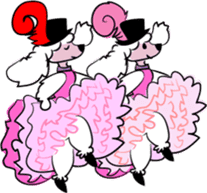 Bonjour, Poodles! sticker #3141157