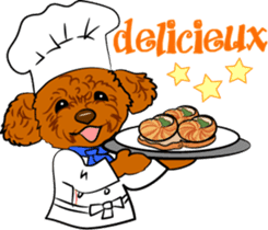 Bonjour, Poodles! sticker #3141159