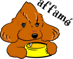 Bonjour, Poodles! sticker #3141161