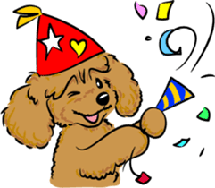 Bonjour, Poodles! sticker #3141163