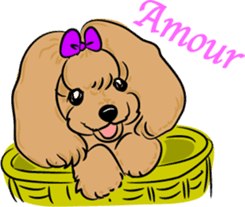 Bonjour, Poodles! sticker #3141165