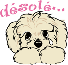 Bonjour, Poodles! sticker #3141170