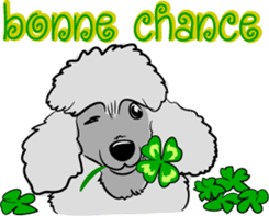 Bonjour, Poodles! sticker #3141171