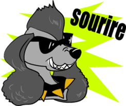 Bonjour, Poodles! sticker #3141172