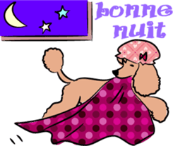 Bonjour, Poodles! sticker #3141176