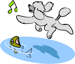 Bonjour, Poodles! sticker #3141180