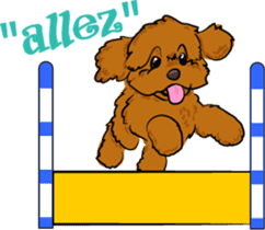 Bonjour, Poodles! sticker #3141181