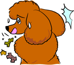 Bonjour, Poodles! sticker #3141188