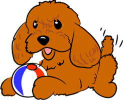 Bonjour, Poodles! sticker #3141190