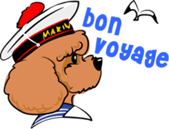 Bonjour, Poodles! sticker #3141192