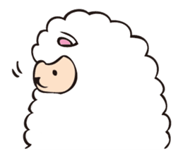 Cute sheep,BAABAA.English Version. sticker #3141599