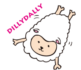 Cute sheep,BAABAA.English Version. sticker #3141600