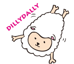 Cute sheep,BAABAA.English Version. sticker #3141600