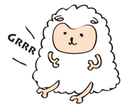 Cute sheep,BAABAA.English Version. sticker #3141601