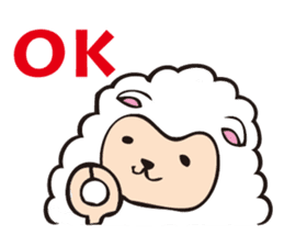 Cute sheep,BAABAA.English Version. sticker #3141603