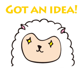 Cute sheep,BAABAA.English Version. sticker #3141608