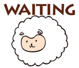 Cute sheep,BAABAA.English Version. sticker #3141610