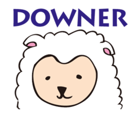 Cute sheep,BAABAA.English Version. sticker #3141611