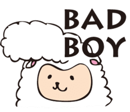 Cute sheep,BAABAA.English Version. sticker #3141614