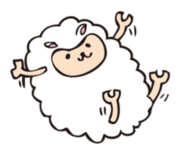 Cute sheep,BAABAA.English Version. sticker #3141618