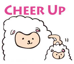Cute sheep,BAABAA.English Version. sticker #3141624