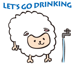 Cute sheep,BAABAA.English Version. sticker #3141625