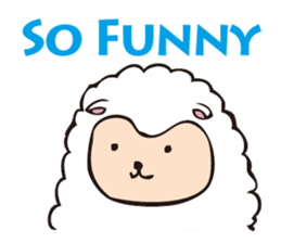 Cute sheep,BAABAA.English Version. sticker #3141629