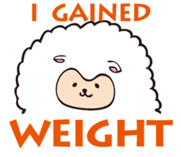 Cute sheep,BAABAA.English Version. sticker #3141630