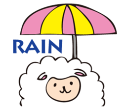 Cute sheep,BAABAA.English Version. sticker #3141634