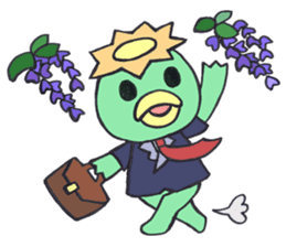 PomPori Kappa2 with a lot of flowers sticker #3141715