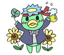 PomPori Kappa2 with a lot of flowers sticker #3141716