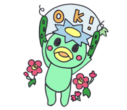 PomPori Kappa2 with a lot of flowers sticker #3141720