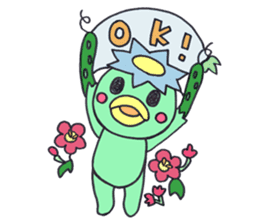 PomPori Kappa2 with a lot of flowers sticker #3141720