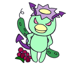 PomPori Kappa2 with a lot of flowers sticker #3141722