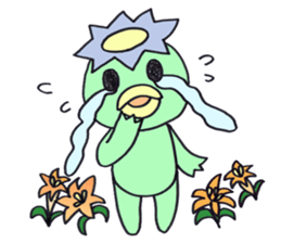 PomPori Kappa2 with a lot of flowers sticker #3141729