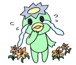 PomPori Kappa2 with a lot of flowers sticker #3141729