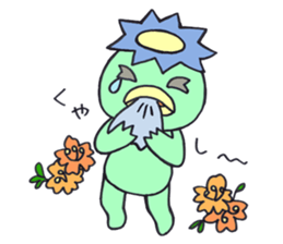 PomPori Kappa2 with a lot of flowers sticker #3141730
